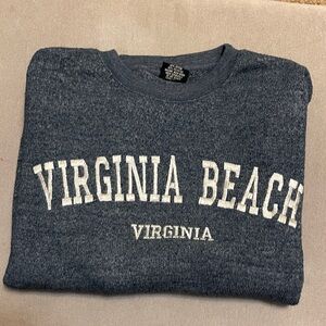 Blue Virginia Beach Crewneck Sweatshirt